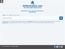 Tablet Screenshot of 4videogames.com